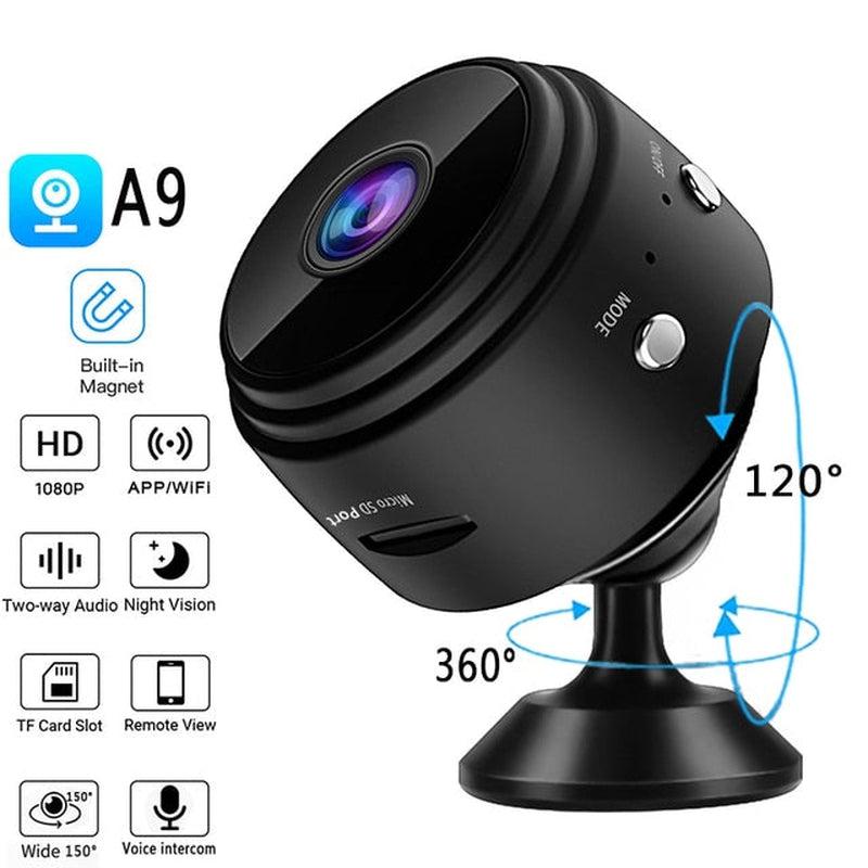 HD1080P WiFi Mini IP Camera | Infrared Night Vision, Motion Detection & Audio for Enhanced Security