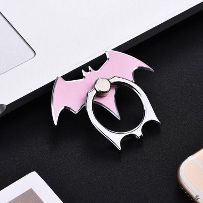 Universal 360 Degree Rotation Bat Metal Mobile Smartphone Ring Grip Finger Holder | Secure Grip & Stand for Mobile Phones in Multiple Colors