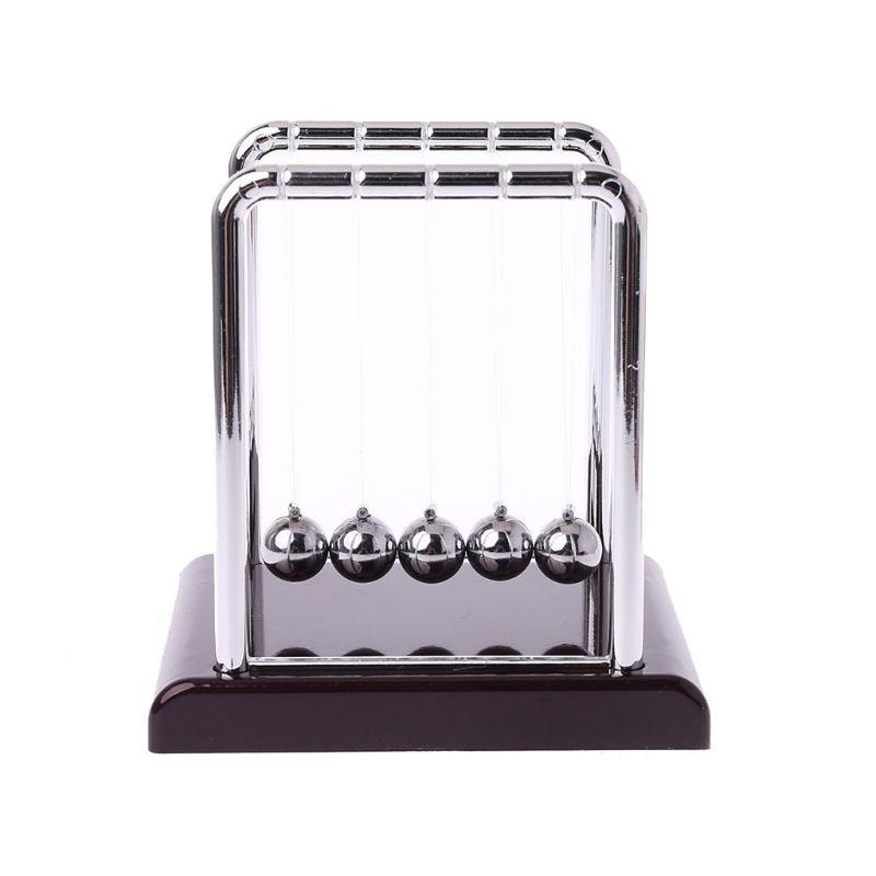 Cradle Metal Pendulum Ball | Physics Science Desk Table Decor | Steel Balance Ball | Newton Ball
