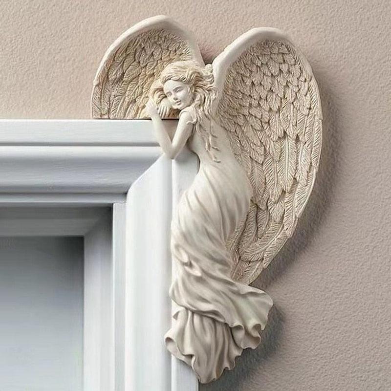 Graceful Angel Wings Ornament | Resin Craft Frame Hanging for Indoor & Outdoor Decor