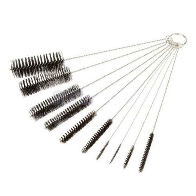 Nylon Stainless Steel Tobacco Cleaning Brushes Set | Essential Accessory for Smoke Tube Maintenance