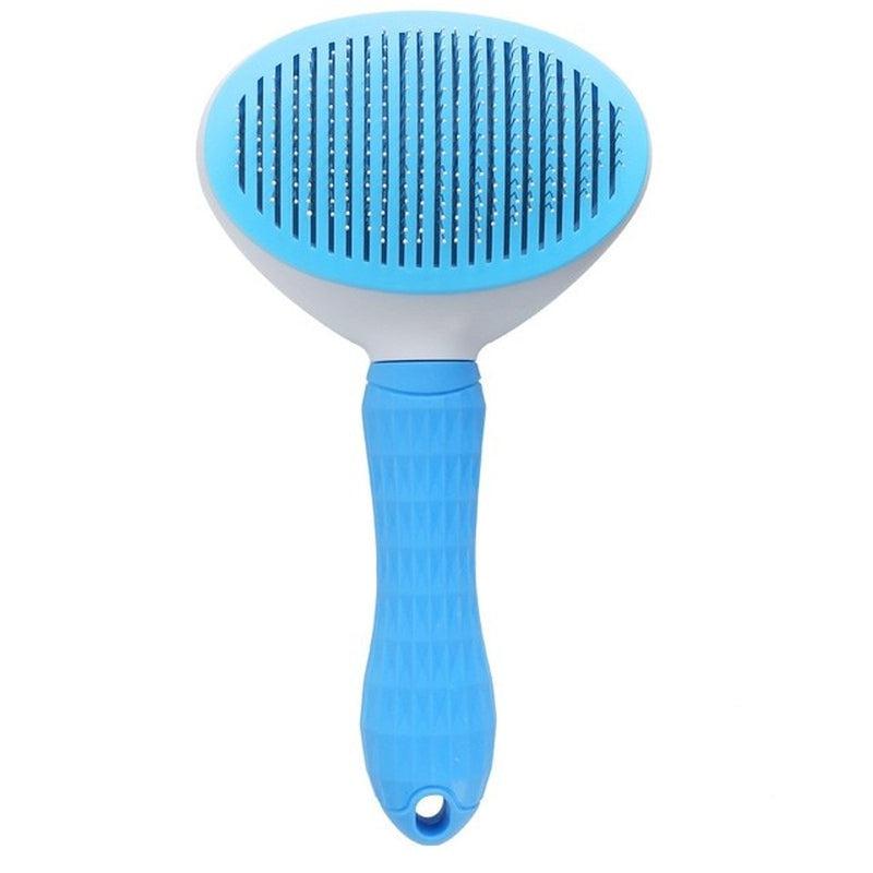 Self-Cleaning Pet Brush | Professional Dog & Cat Grooming Tool | Removes Tangles and Loose Hair | Pet Hair Remover Brush