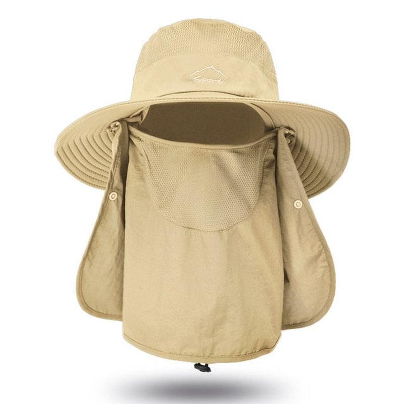 UV-Protected Fishing Hat - Stay Cool and Safe During Summer Outdoor Sports with Breathable Sunshade Printing