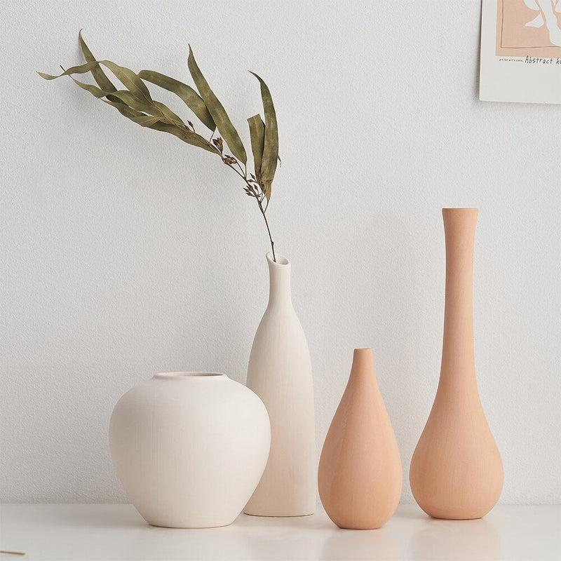 Modern Abstract Ceramic Vases | Handcrafted Porcelain Crafts for Sophisticated Home Decoration