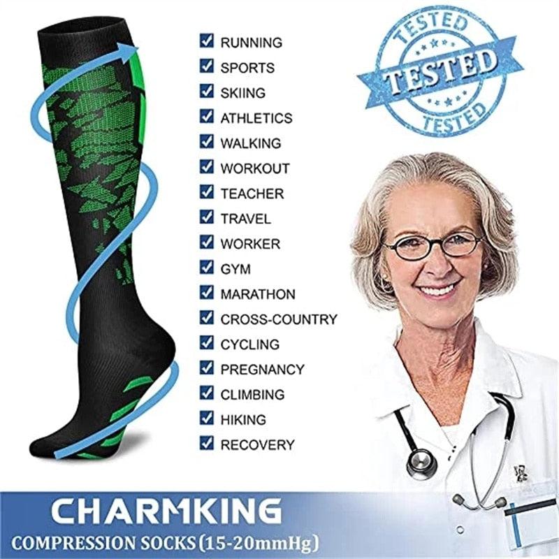 New Graduated Compression Socks: Optimal Support for Running, Cycling & More