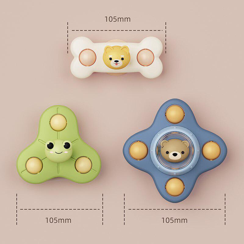 Montessori Baby Bath Toys | Suction Cup Spinner Toy for Toddlers' Fun & Learning