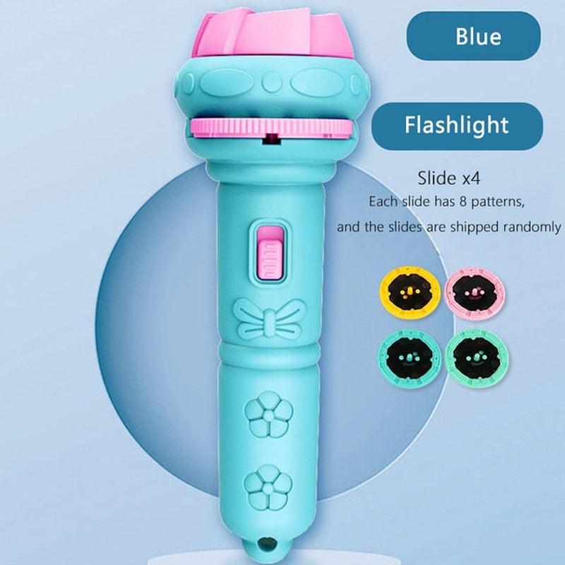 Baby Sleeping Story Book Flashlight Projector Torch Lamp Toy - Early Education Toy for Kids - Perfect Holiday, Birthday, or Xmas Gift - Light Up their World