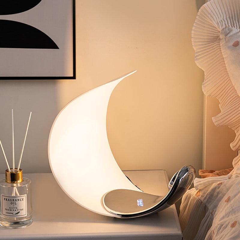 Crescent Moon Nightlight | Bedroom Modern Decoration | Desktop Decorative Light