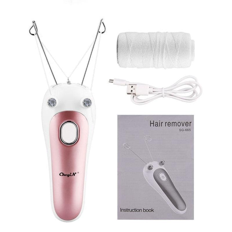 CkeyiN Rechargeable Facial Hair Remover for Women - Effortless Hair Removal for Face and Body