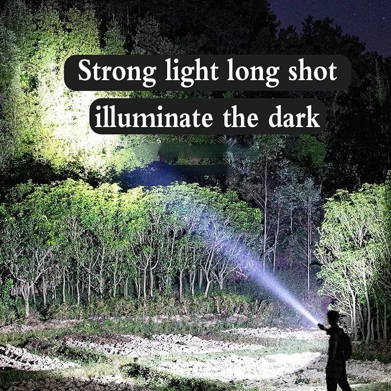 Mini LED USB Rechargeable Flashlight: Powerful & Portable Camping Essential