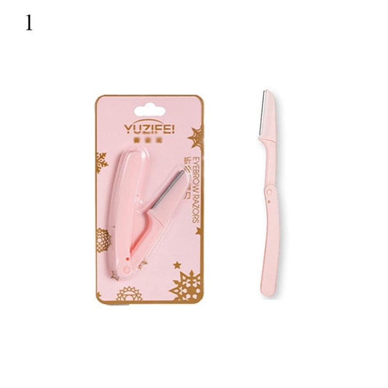 Professional Eyebrow Trimming Knife and Face Razor Set for Women