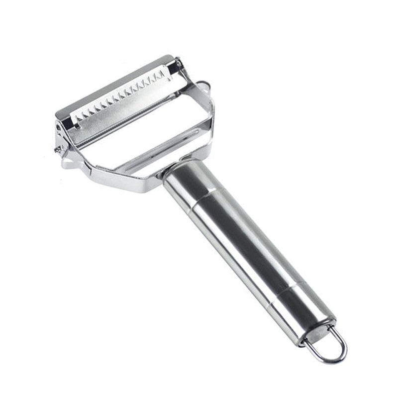 Kitchen Vegetable Peeler | Stainless Steel Melon Planer | Double-Head Peeler | Multiple-Function Fruit & Vegetable Peeler