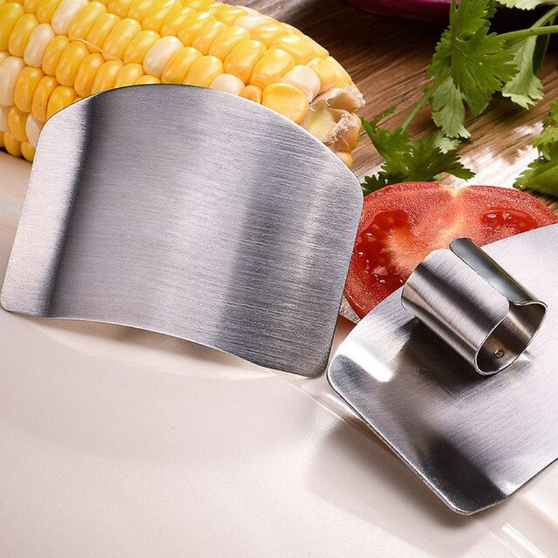 Stainless Steel Finger Guard | Safety Vegetable Cutter Hand Guard | Kitchen Tool