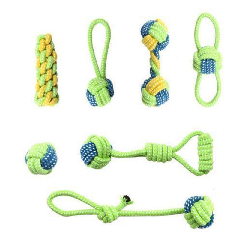 Interactive Dog Toys | Cotton Rope Chew Toy with Ball for Large & Small Dogs | Fun & Healthy Pet Accessories