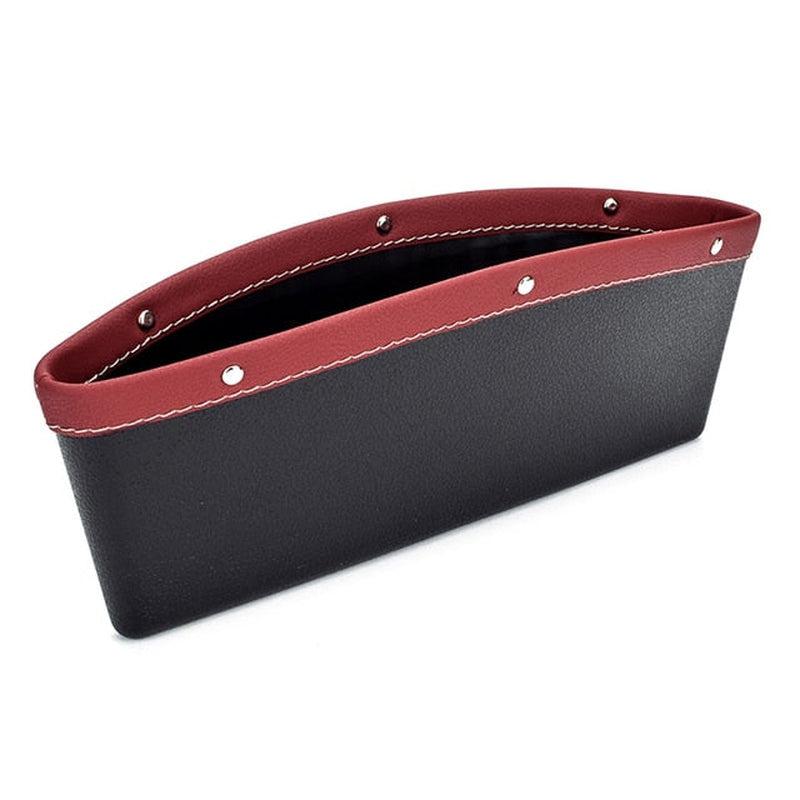 PU Leather Car Seat Gap Pocket Organizer - Multifunctional Storage with Cup, Key, and Phone Holder - Available in 4 Colors