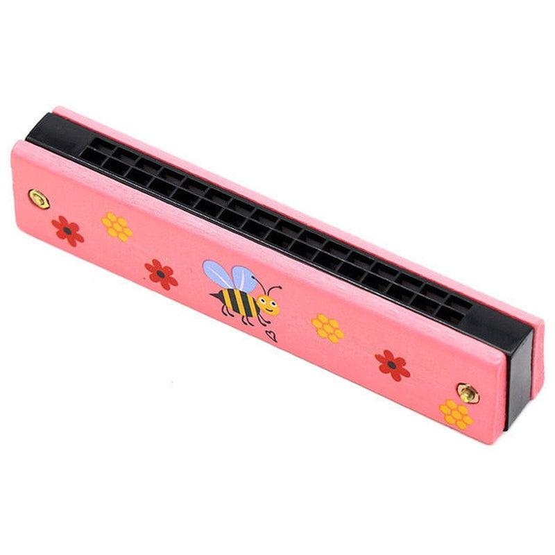 Cute Harmonica Musical Instrument | 16 Holes | Montessori Educational Toy for Kids