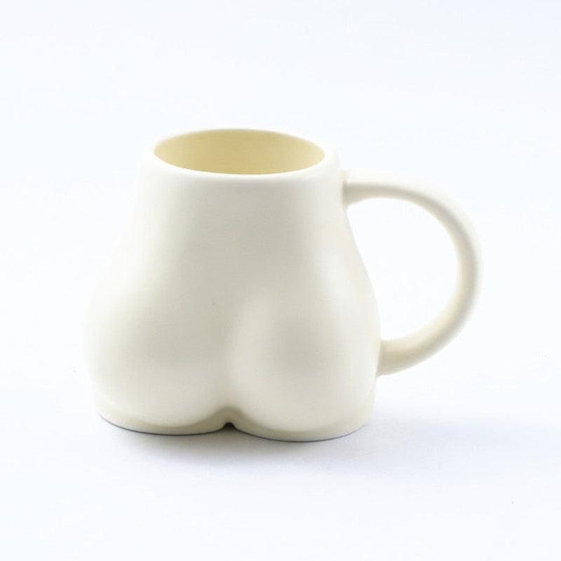 Nordic Creative Butt Cup | Ceramic Mug with Personality for Coffee, Breakfast, and More