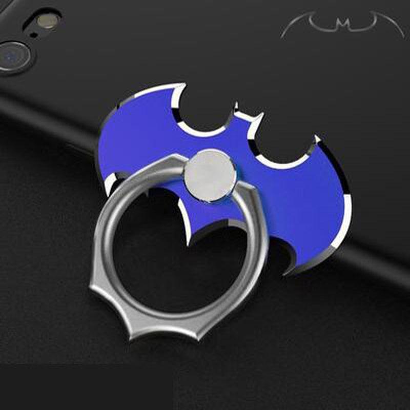 Universal 360 Degree Rotation Bat Metal Mobile Smartphone Ring Grip Finger Holder | Secure Grip & Stand for Mobile Phones in Multiple Colors