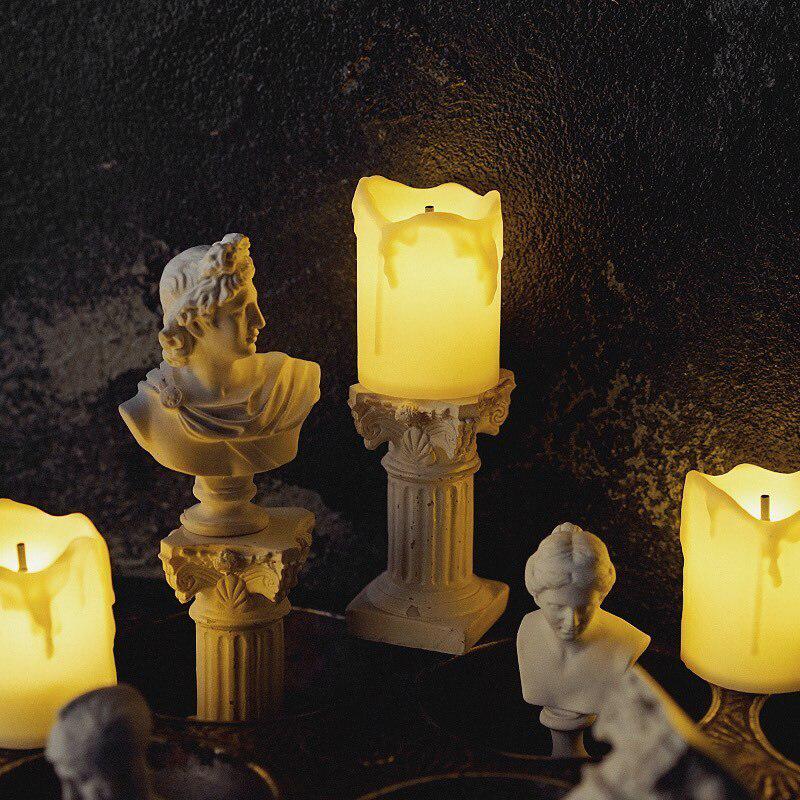 Nordic LED Mini Candle Night Lights | Romantic Night Light for Birthday, Wedding & Home Decor