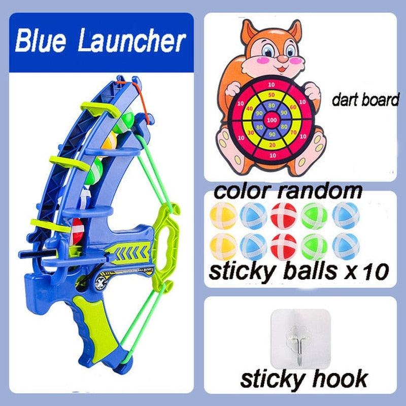 Montessori Throw Sport Slingshot Target Sticky Ball Dartboard | Educational Outdoor Game Toy for Children