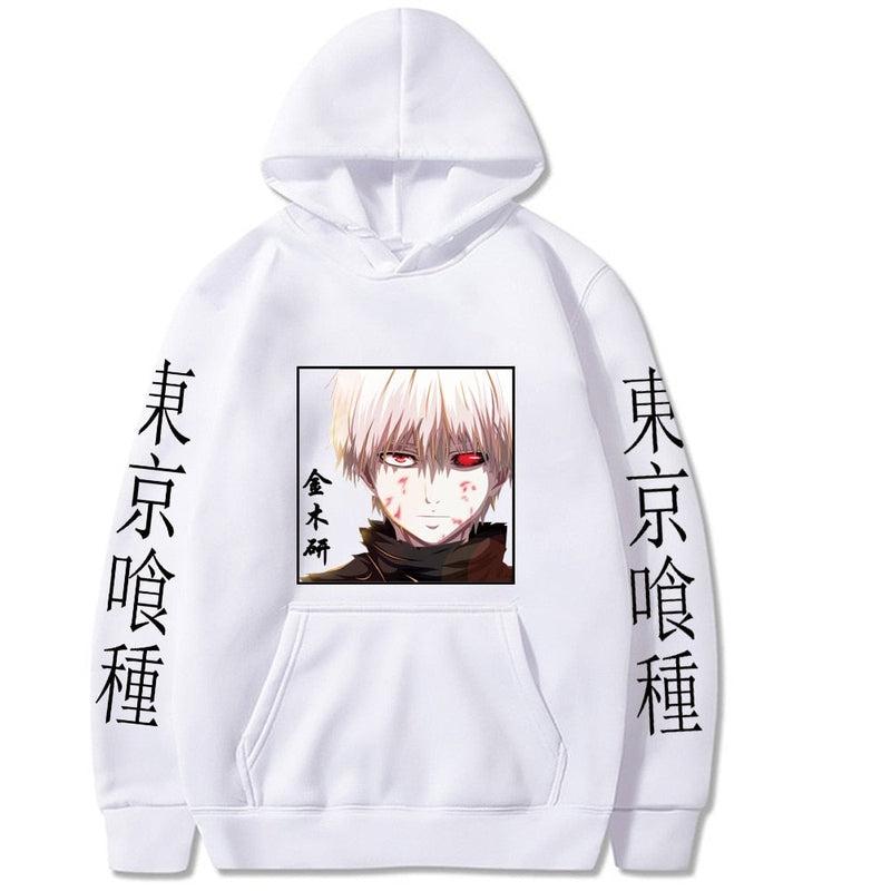 Anime Tokyo Ghoul Pullover Hoodie - Stylish Male Long-Sleeve Top