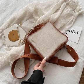 Tasty Looking Bread Flap Bag | Trendy Women's Shoulder Bag for Simple Elegance