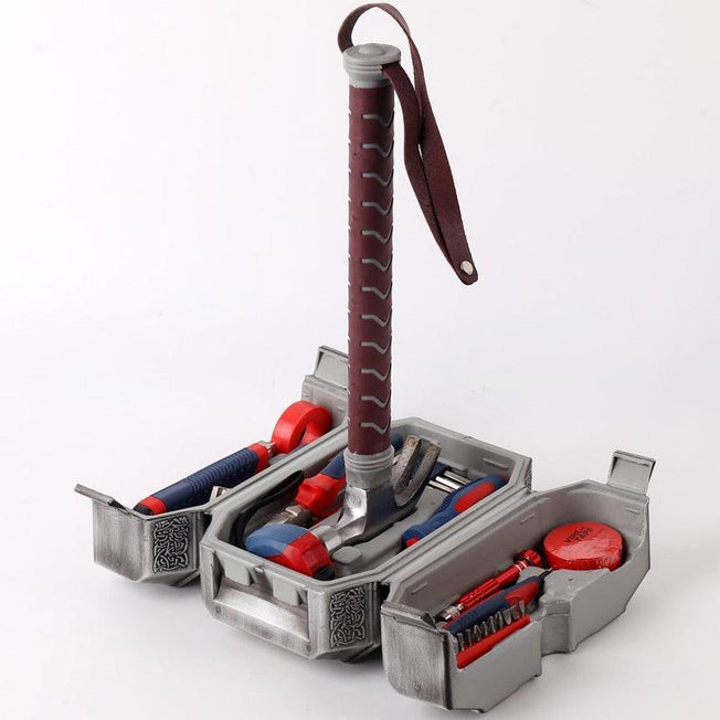 Mighty Mjölnir Thor's Toolbox | High Carbon Steel Material | Complete Home Tool Kit