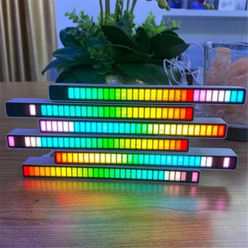 LED Light Bar | Ambient RGB Sound Control | App Control | Voice-activated Rhythm Lights