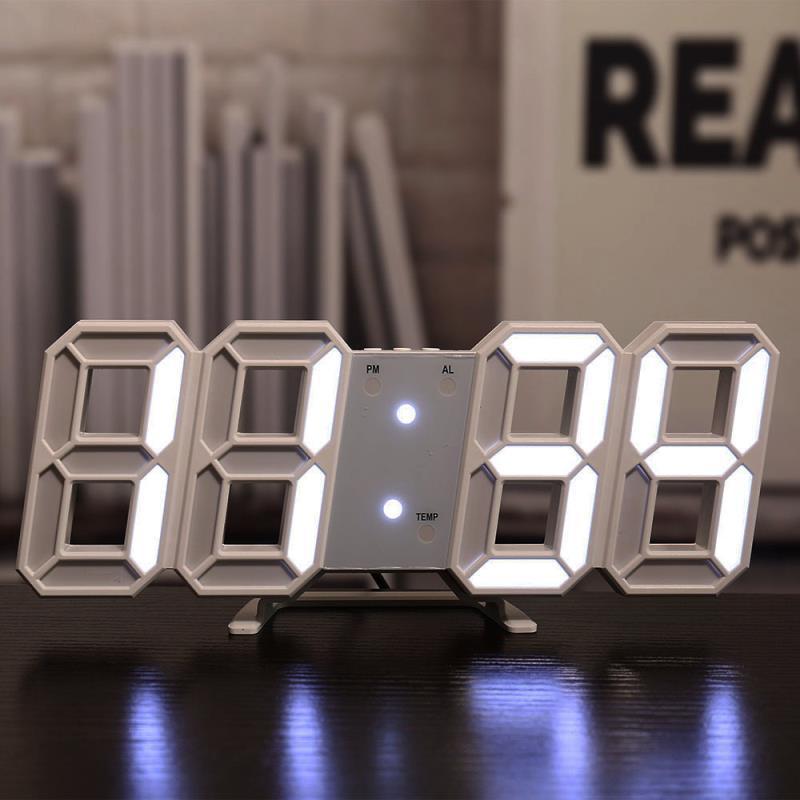 LED Digital Clock | Multifunctional USB Plug-in | Adjustable Lumination | Home Decoration