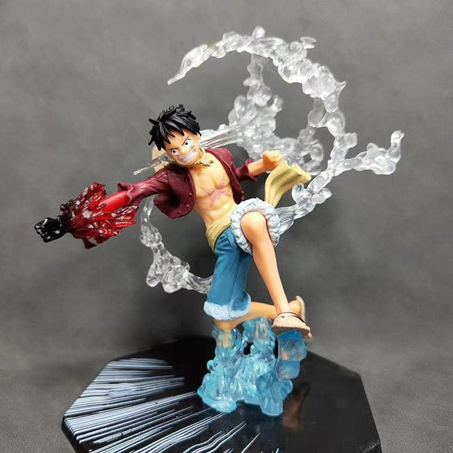 Bandai One Piece Anime Luffy Action Figure Model | Collectible Stunt Toy Gift for Fans