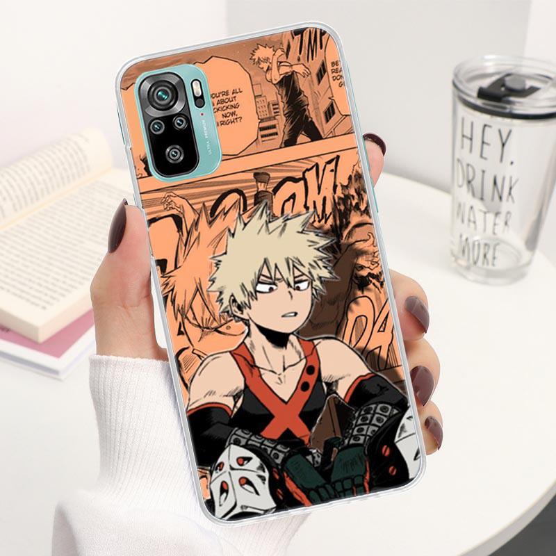 My Hero Academia Silicone Soft TPU Phone Cases for Xiaomi Models | Perfect Anime Fan Art Gifts