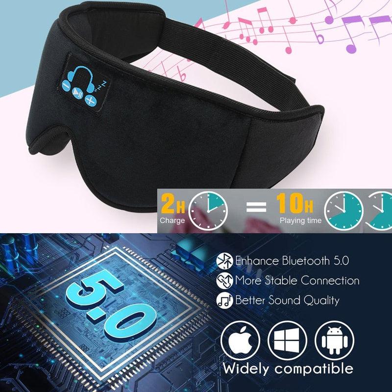 Bluetooth Sleep Headphones - True HD Audio, Perfect Sleep Environment, Wireless Connectivity, Customized Fit