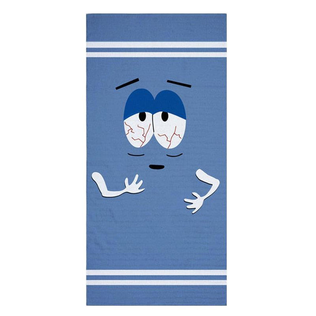 South Park 'Towelie' Oversized Lounger Beach Towel | Towel Set for Adults | Spacious Lightweight Sports Towel