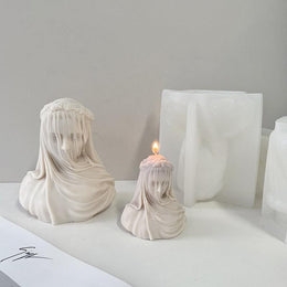 Sophisticated Concealed Woman Candle Silicone | Create Exquisite Home Decor