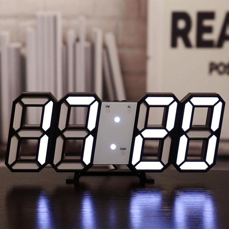 LED Digital Clock | Multifunctional USB Plug-in | Adjustable Lumination | Home Decoration