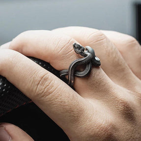 Serpent Flex-Fit Finger Ring | Couple Rings Jewelry