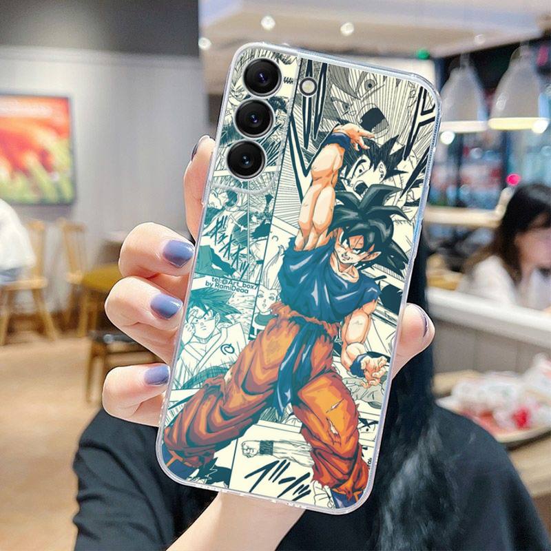 DBZ Soft Silicone TPU Phone Case: Featuring Son Goku & Character Designs by Bandai, Compatible with Multiple Samsung Models, Premium Protection & Vibrant Anime Artwork | Ideal Anime Fan Art Gifts