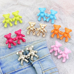 Cute Detachable Metal Buttons | Secure & Durable Fastening with Adjustable Fit | Effortless No-Sew Installation