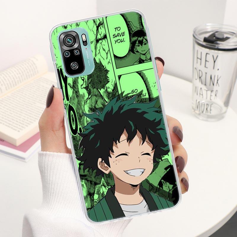 My Hero Academia Silicone Soft TPU Phone Cases for Xiaomi Models | Perfect Anime Fan Art Gifts