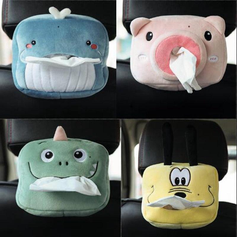 Creative Tissue Box | Soft Paper Napkin | Funny Animal Car Paper Box | Napkin Buffer for Car Seats | Family Car Accessories | Perfect Gifts | Multiple Fun Choices
