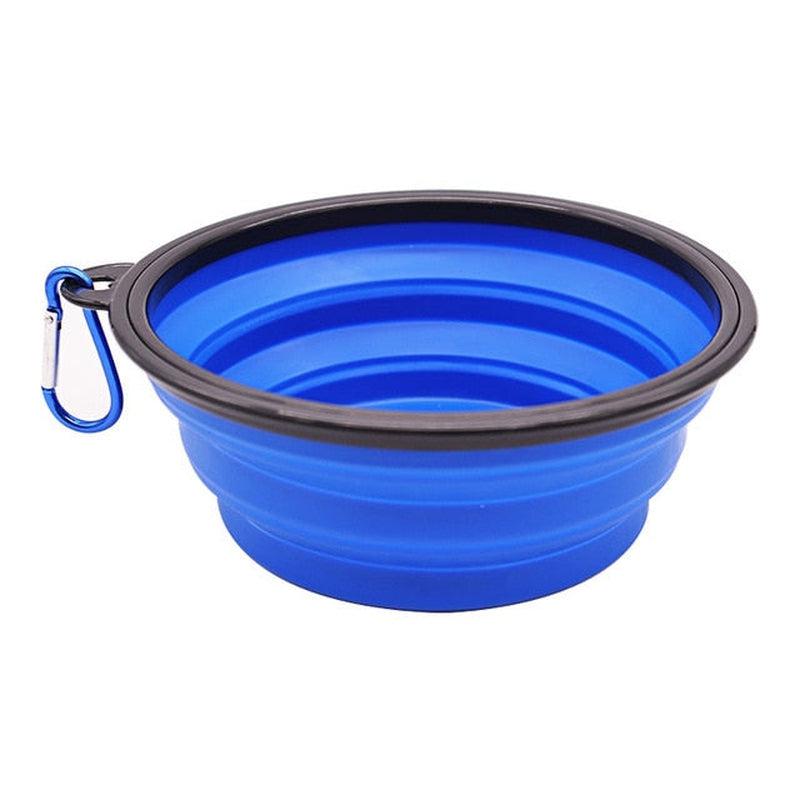 Foldable Silicone Pet Bowl | Portable and Collapsible Feeder for Dogs | Ideal for Outdoor Camping & Travel | 350ml & 1000ml