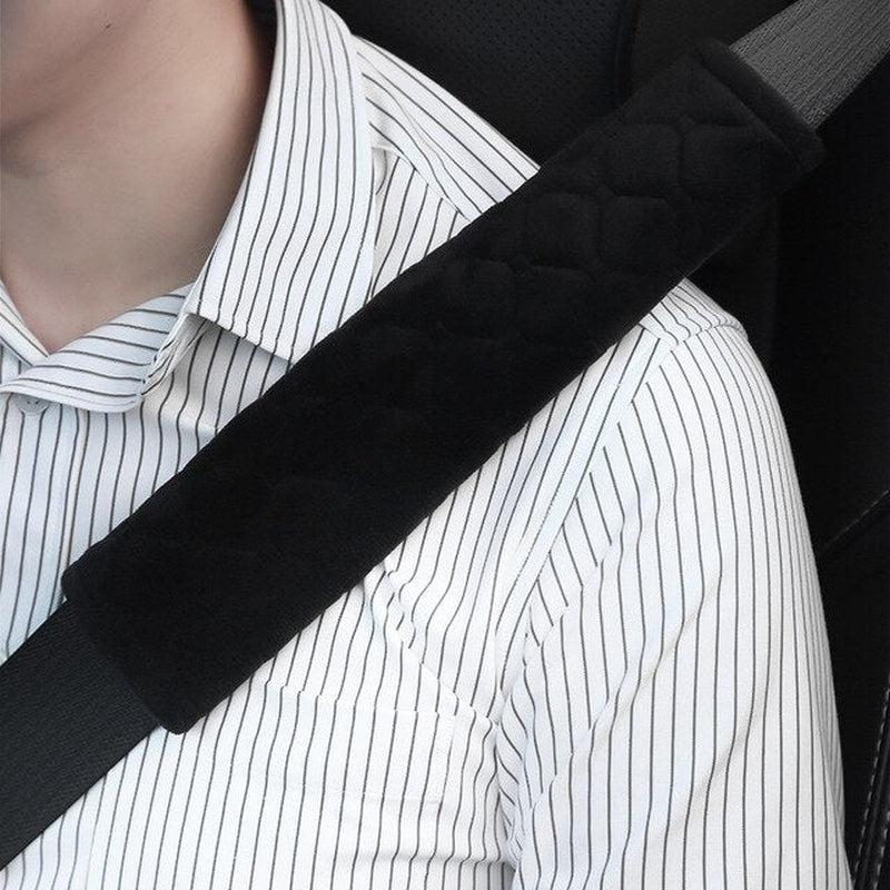 Universal Car Seat Belt Covers - Plush Shoulder Protection for Safety Belts - Interior Accessories in 4 Colors