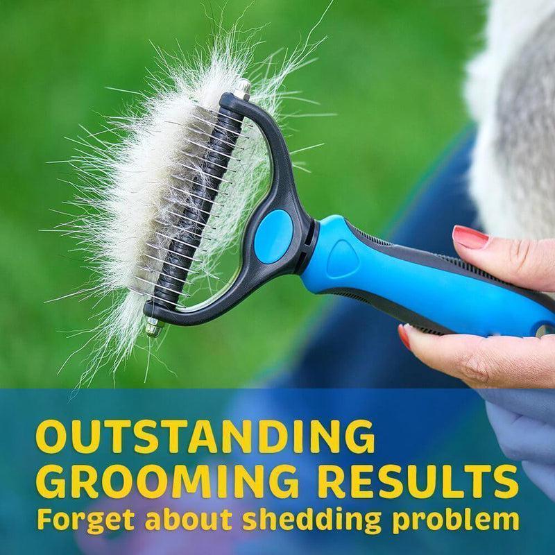 Professional Dog Brush | Gently Efficient & Safe Hair Comb for Pet Grooming & Care | Suitable for Dogs, Cats, Horses & More