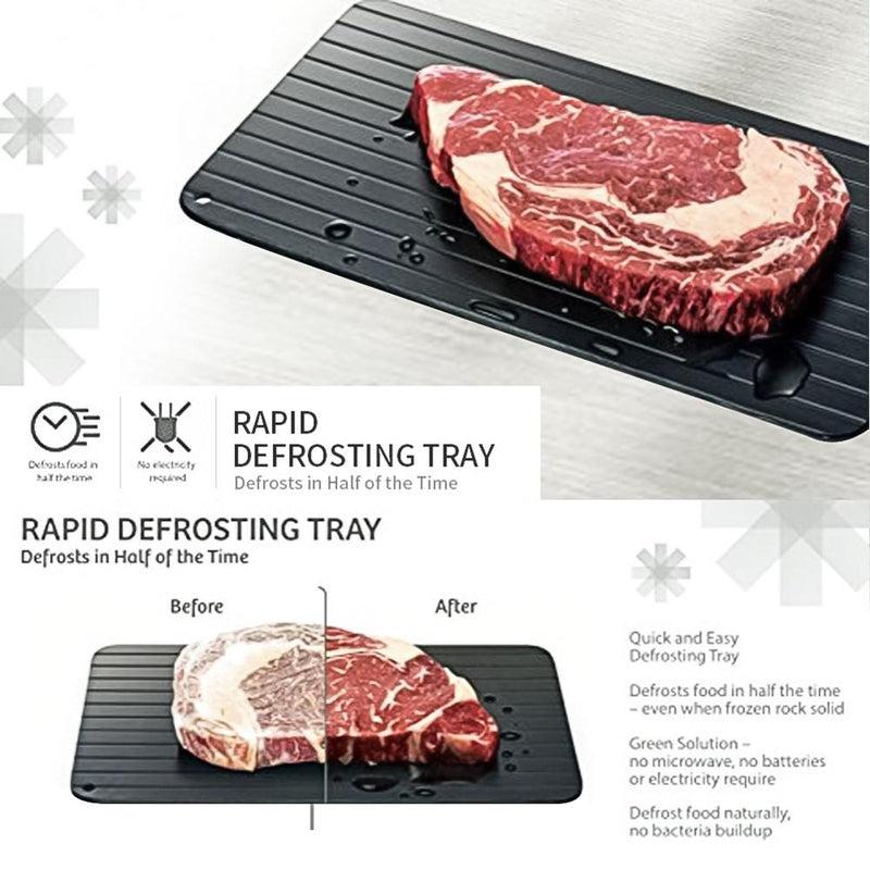 Fast Defrosting Tray | S - L | Quick Baking Plates Ideal for Frozen Food | Kitchen Tool |