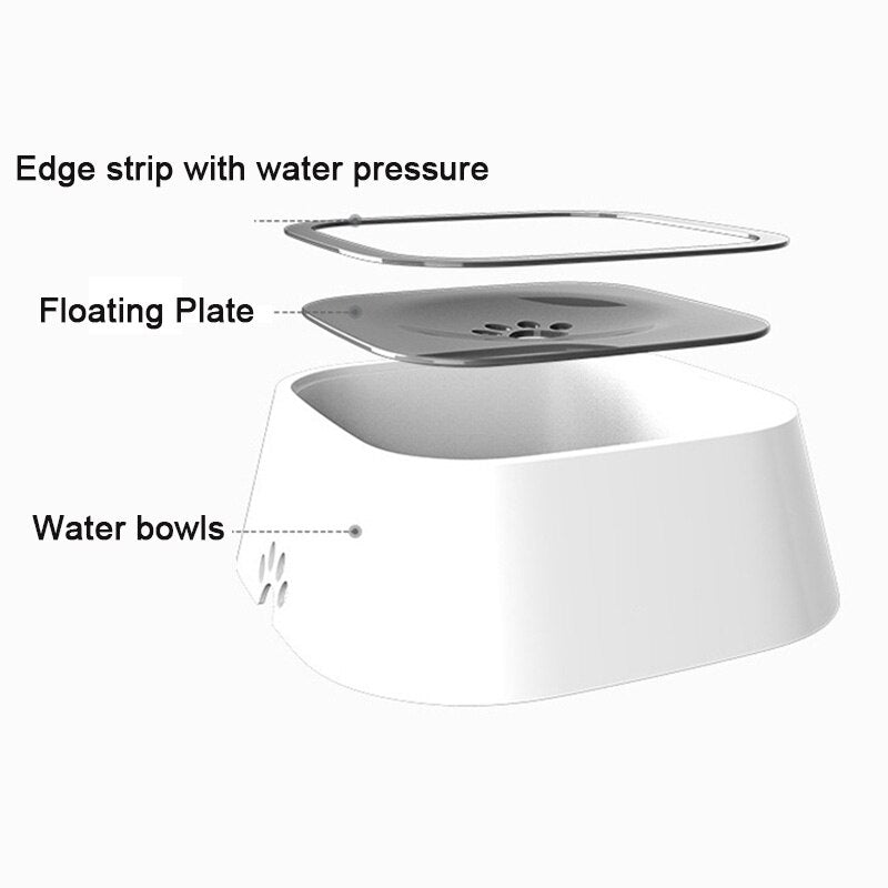 Floating Pet Water Bowl | Splash-Free & Portable Pet Bowl | No More Wet Mouths | Water Dispenser Bowl