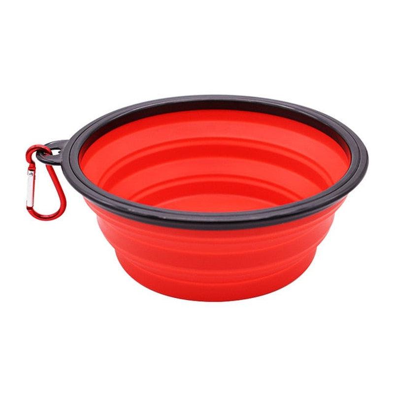 Foldable Silicone Pet Bowl | Portable and Collapsible Feeder for Dogs | Ideal for Outdoor Camping & Travel | 350ml & 1000ml