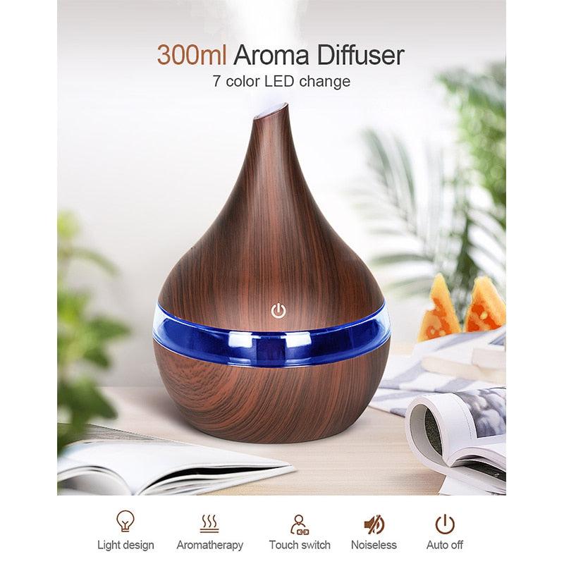 USB Aroma Diffuser Humidifier | Essential Oil Diffuser for Car, Home, Office, Bedroom | Mini Portable Cool Mist Humidifier