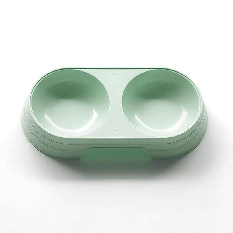 Pet Plastic Bowls | Durable Food & Water Dish Bowl Set for Cats and Dogs | Feeding & Watering Accessories