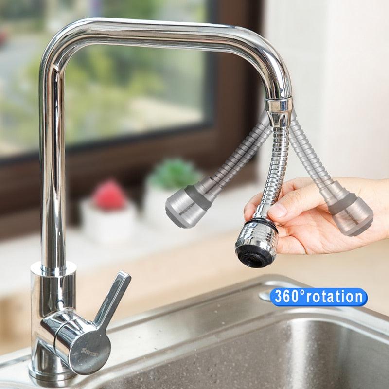 360 Rotatable Bubbler Faucet Extender | 2 Modes, High Pressure, Water-Saving Kitchen Gadget | Versatile Bathroom & Kitchen Accessory for Enhanced Water Efficiency