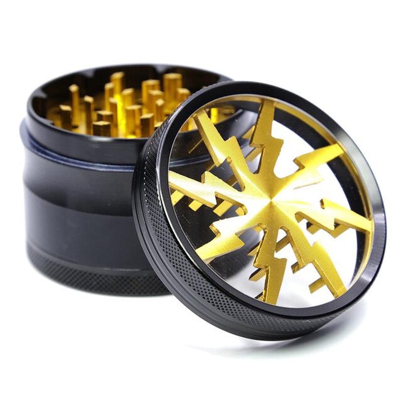 4-Layers Pot Grinder | Premium Zinc Alloy Metal Herb Crusher for the Ultimate Smoking Experience